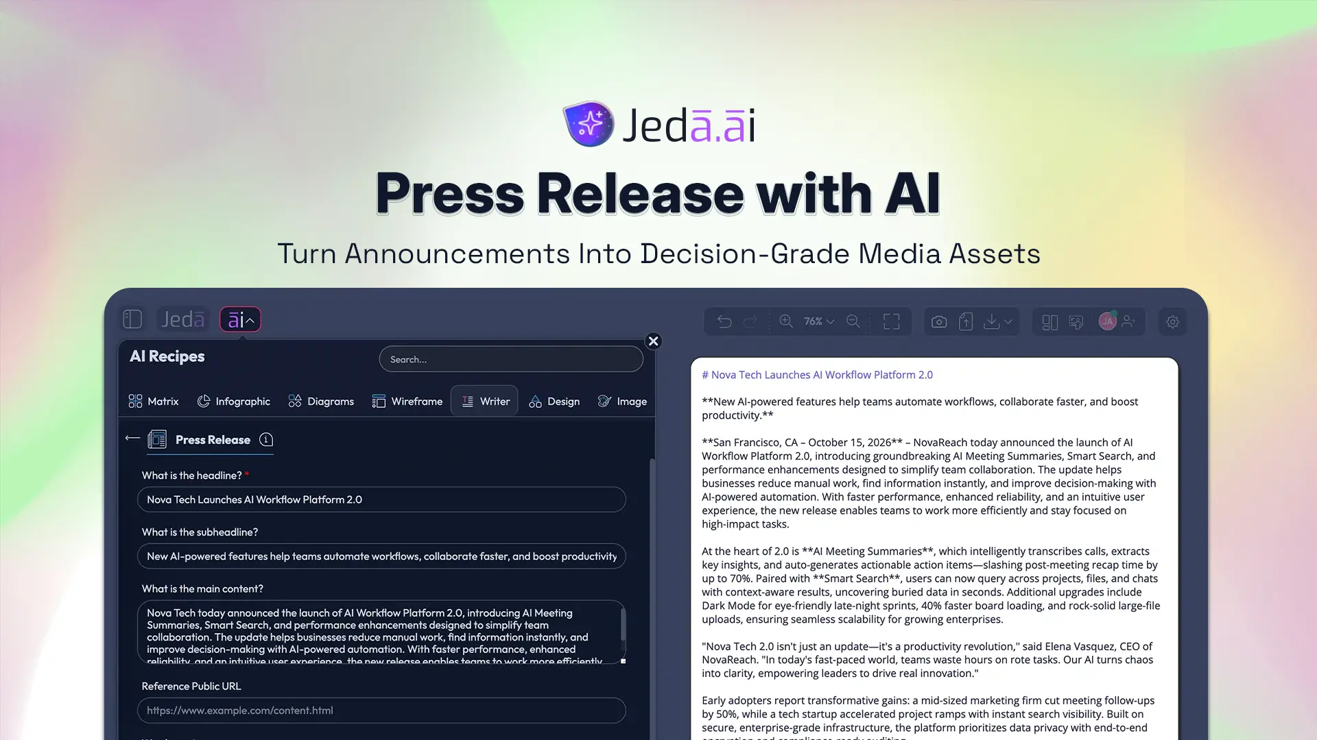 Press Release with AI: Turn Announcements Into Decision-Grade Media Assets