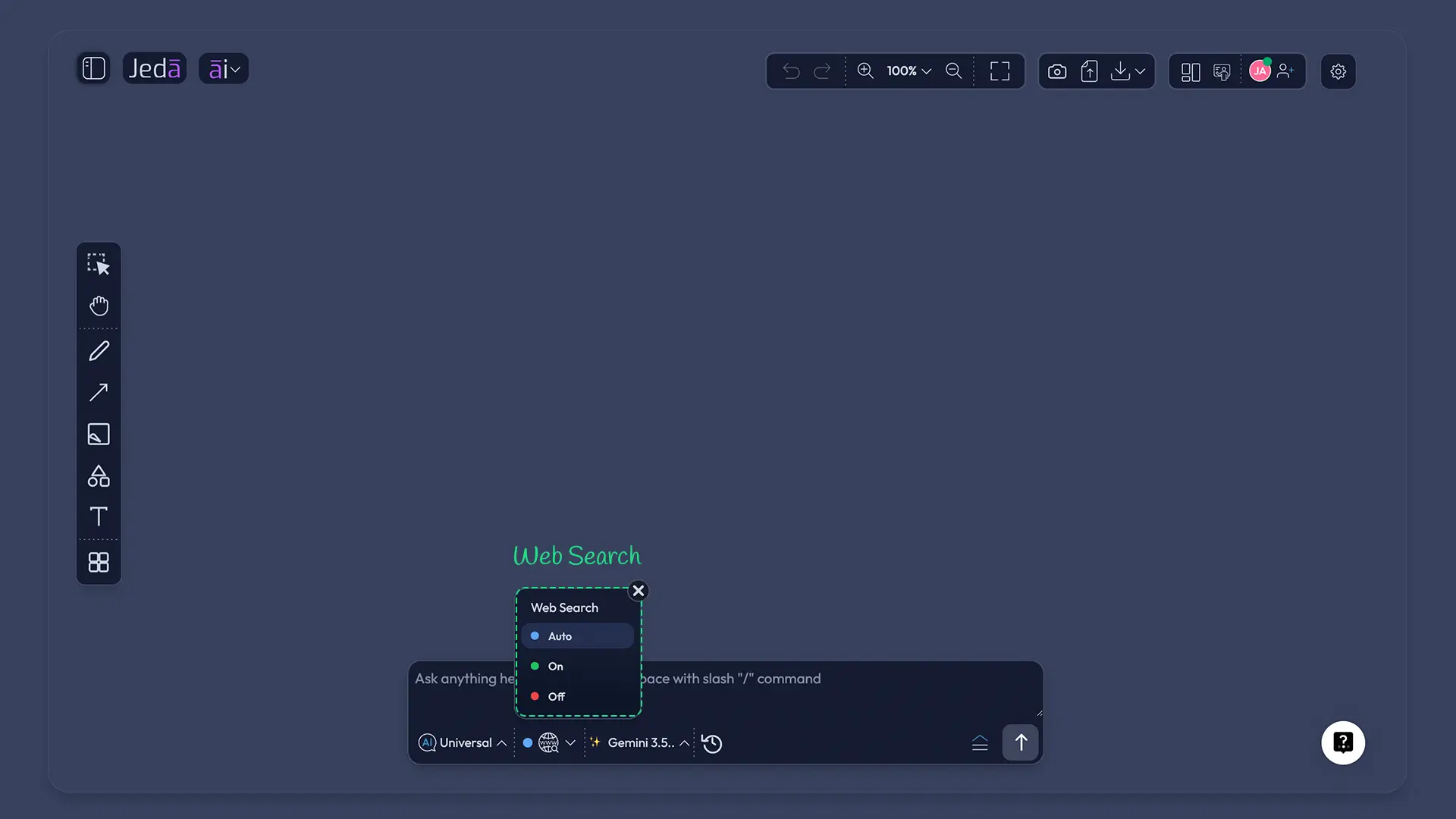 Prompt Bar with Standard Commands