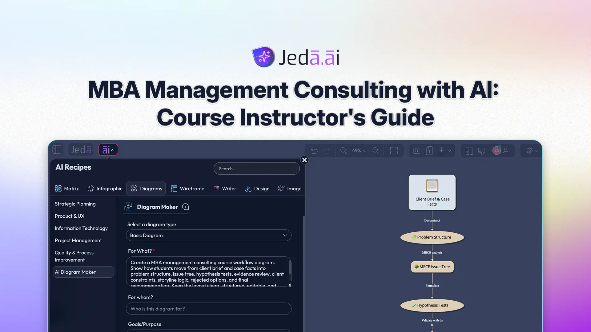 MBA Management Consulting with AI: Course Instructor's Guide