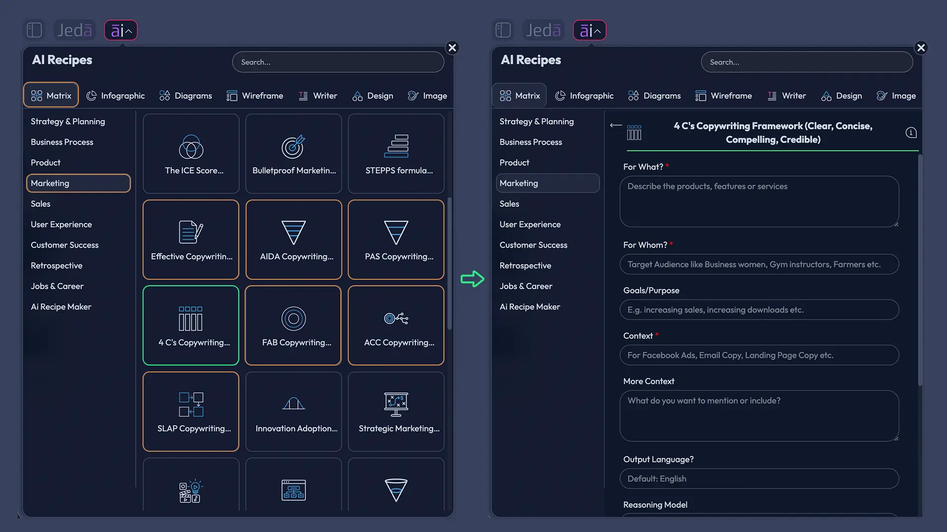 Recipe Matrix (AI Menu)