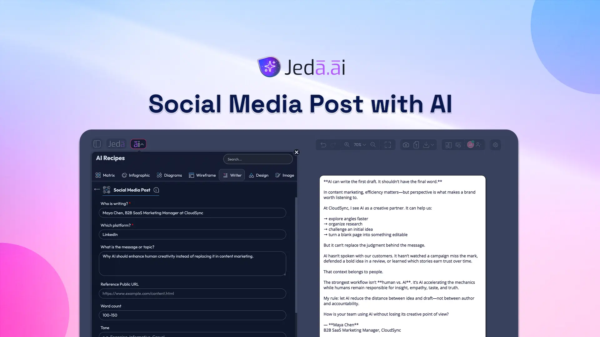 Social Media Post with AI: Create Content Worth Reading