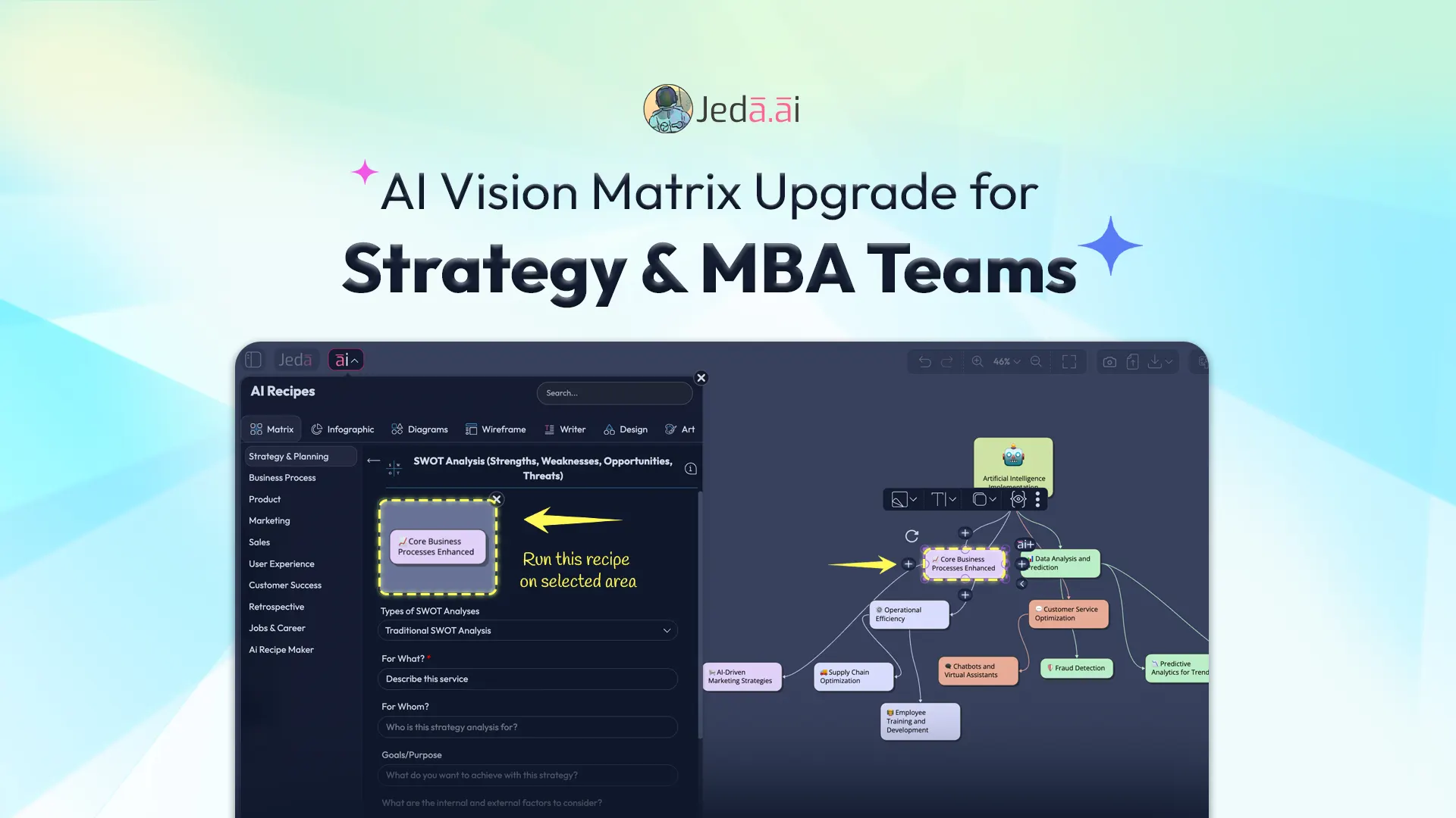 AI Vision, Upgraded: On-Canvas Strategy Thinking for Serious Operators - Jeda.ai