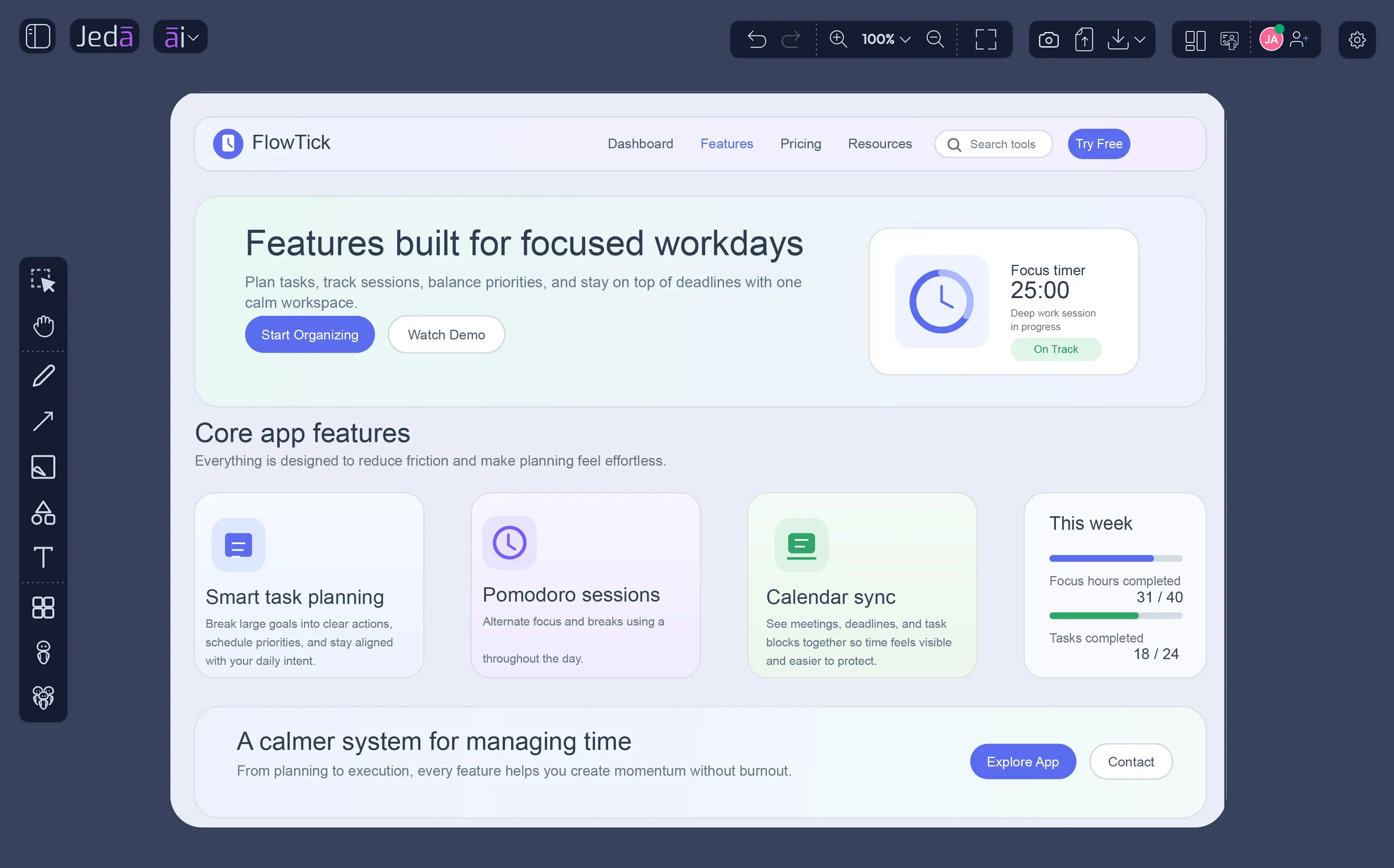 Time Management Tool Features