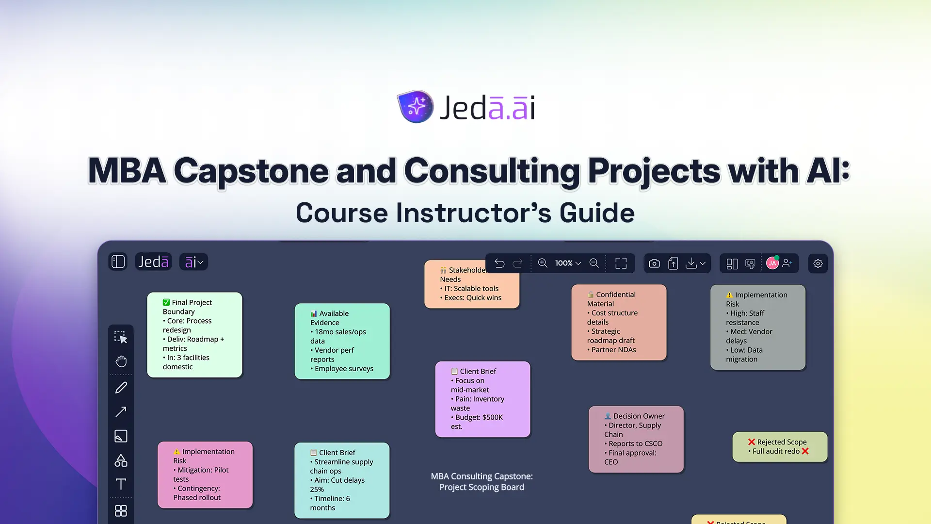MBA Capstone and Consulting Projects with AI: Course Instructor's Guide