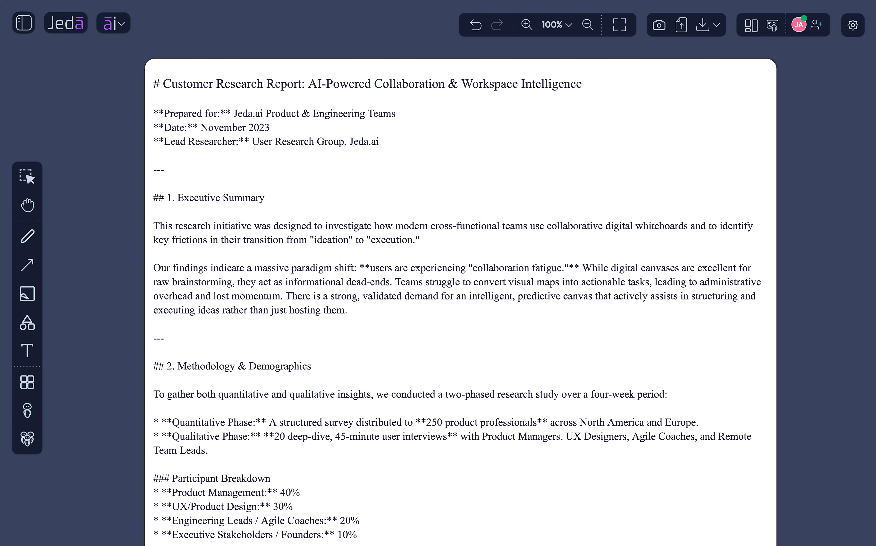 Customer Research Report