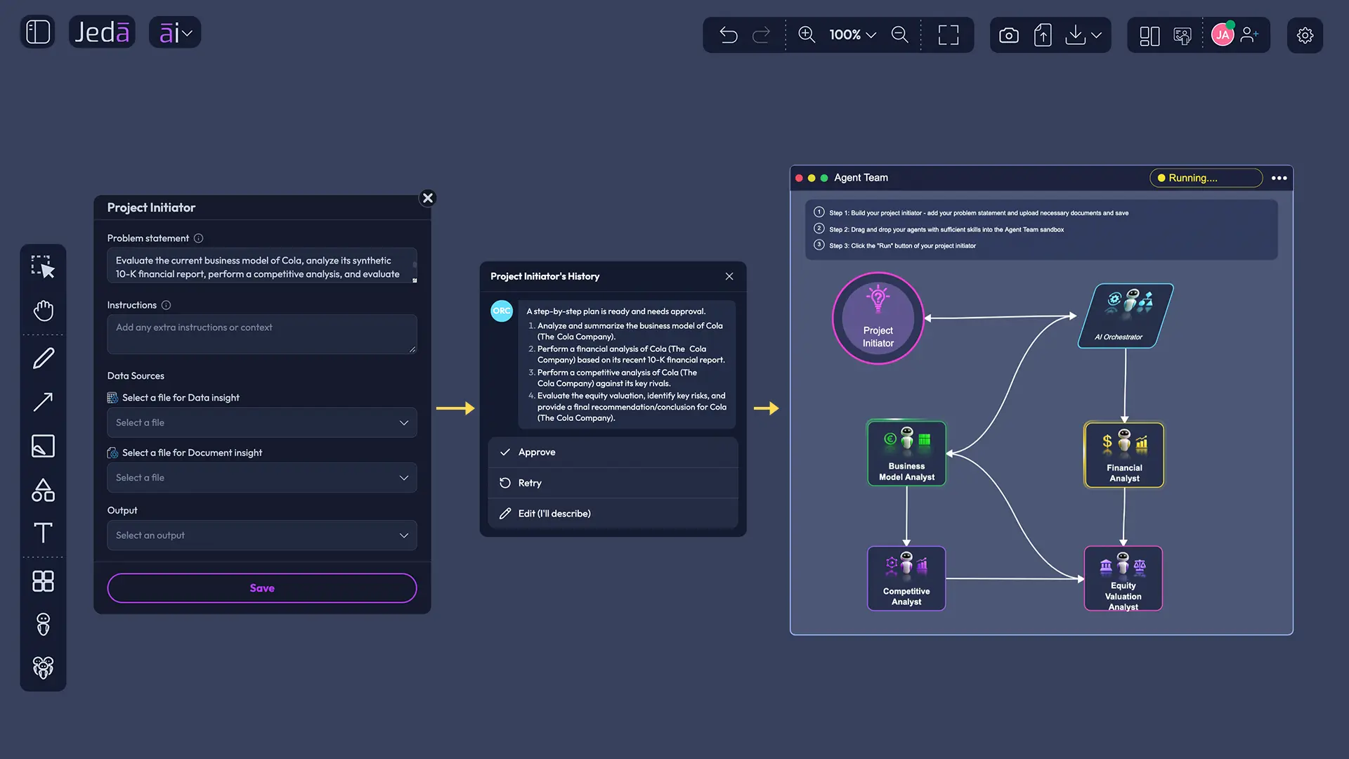 Agentic workflow for MBA business strategy case analysis