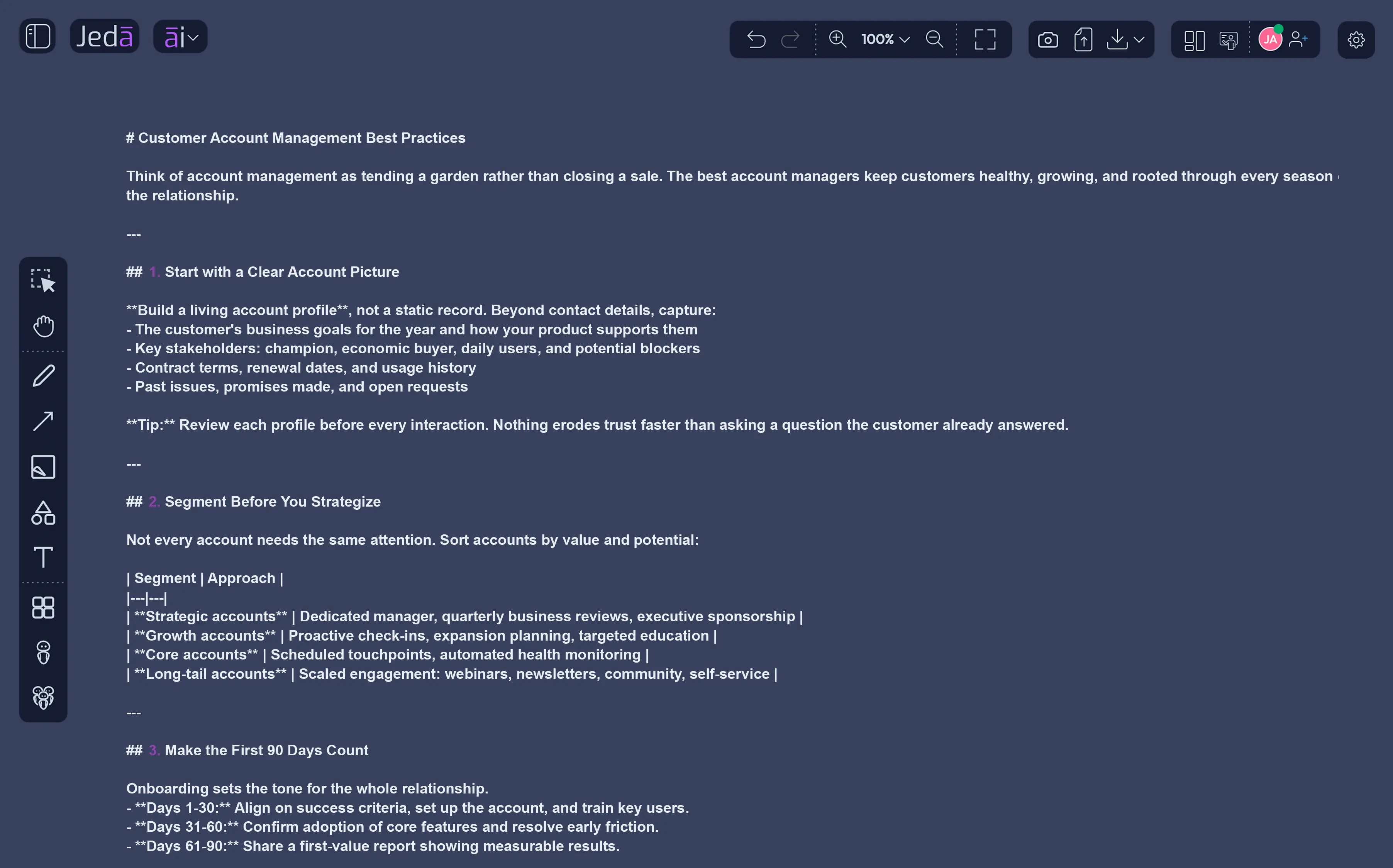 Customer Account Management