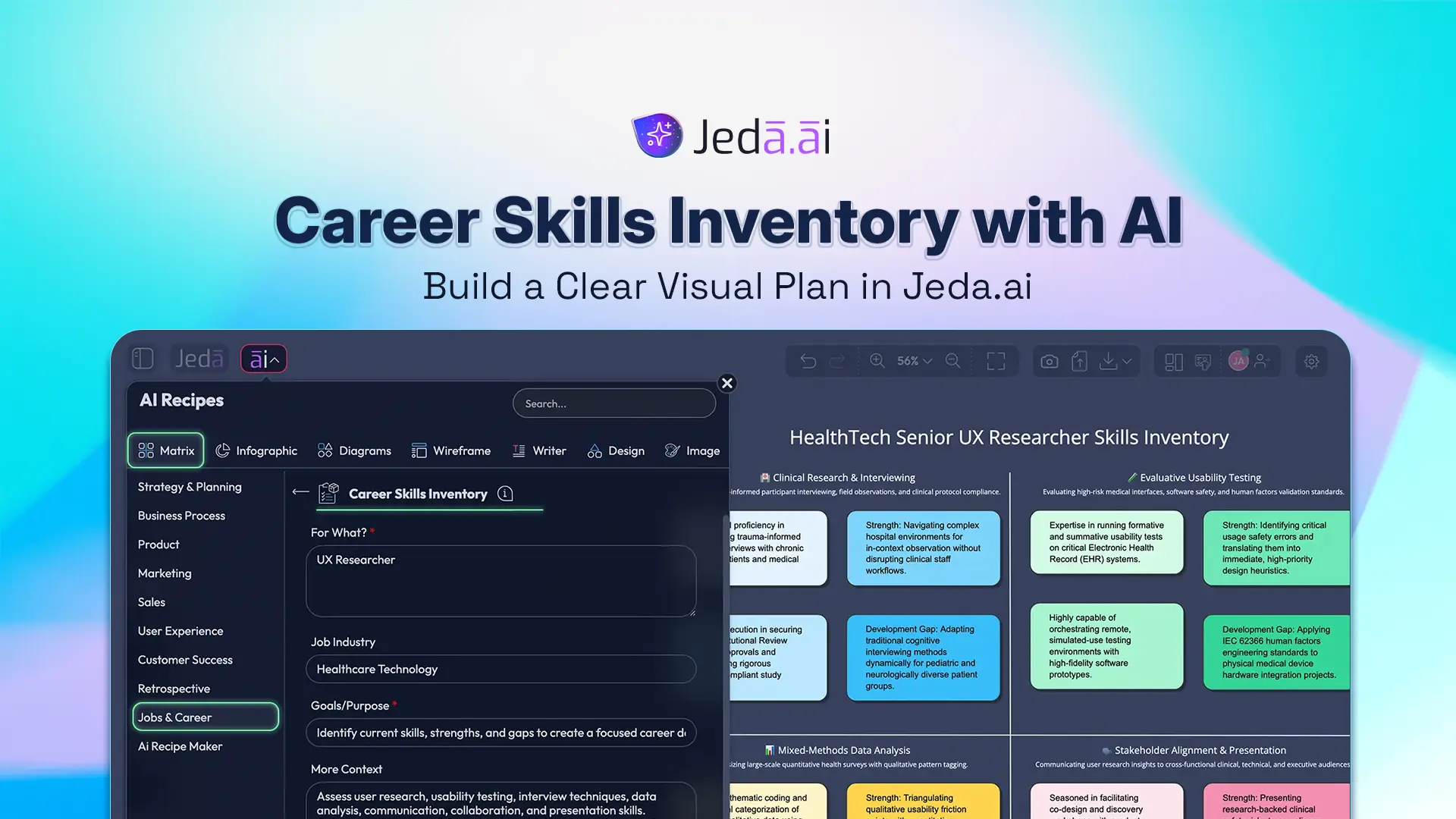 Career Skills Inventory with AI: Free Visual Template for Clear Action