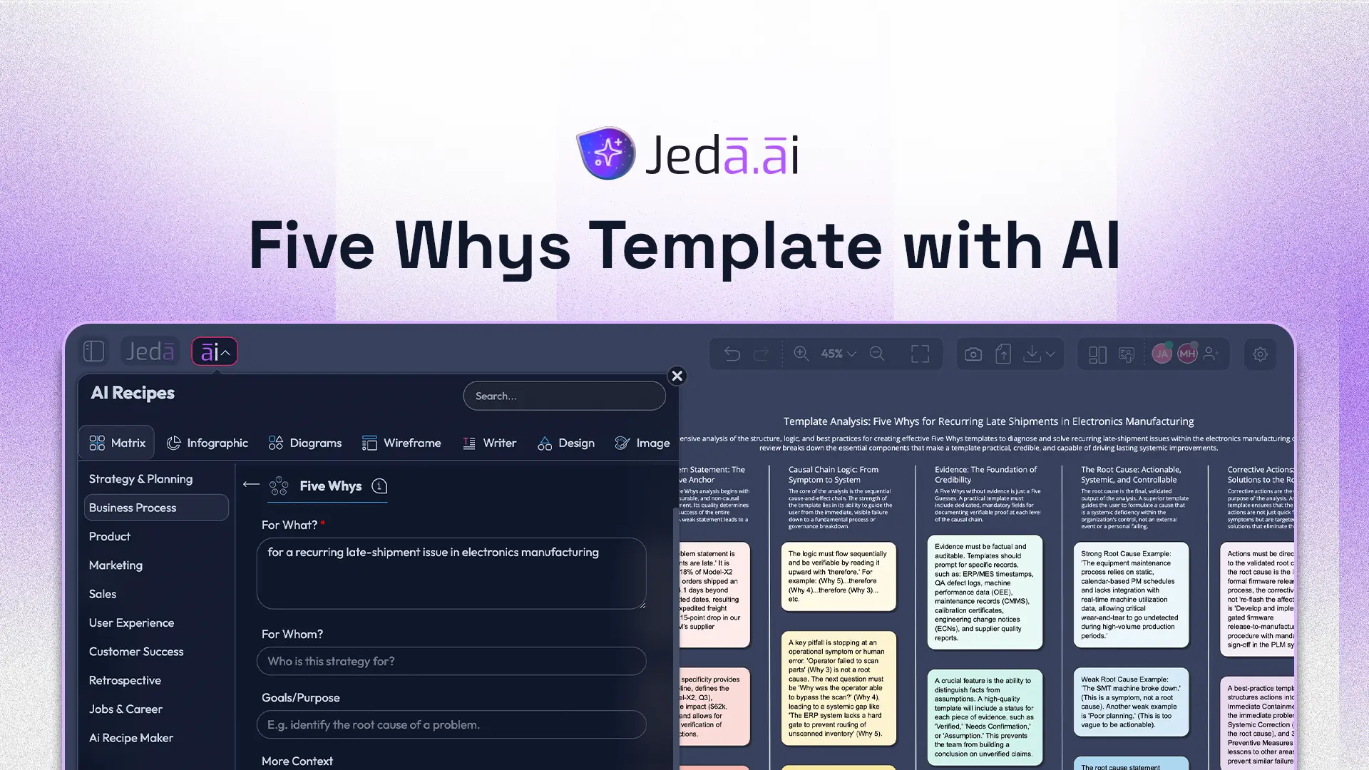  Five Whys Analysis with AI